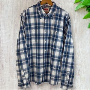 Mens Wrangler long sleeve shirt - Size XL